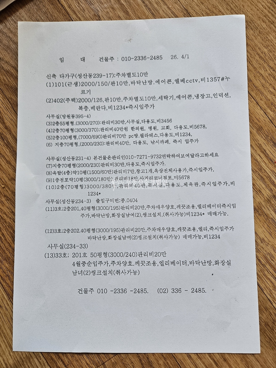 서울 마포구 망원동 실38.망리단메인.전면넓은.노출도최상 월세 매물번호 12932 사진 6