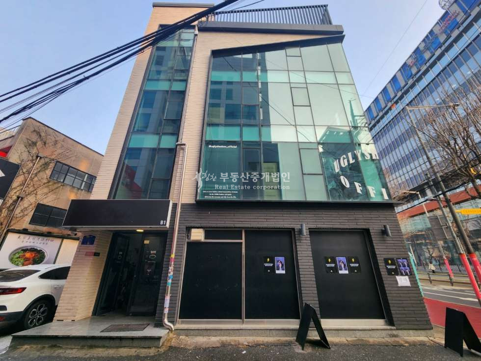 서울 마포구 상수동 상수역 도보 2분 , 대로변 코너 내외관 컨디션 좋은 올근생 건물 매매 매물번호 12344 사진 2