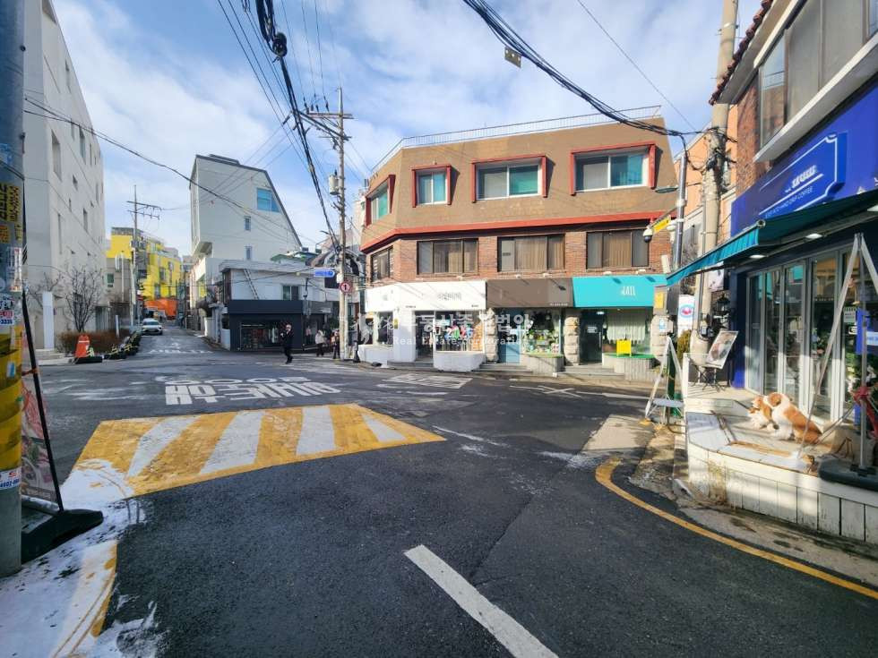 서울 마포구 서교동 홍대입구역 도보 5분, 대로변 이면 5거리 코너건물 , 가시성 갑 투자가치 높은 빌딩 매매 매물번호 12488 사진 7
