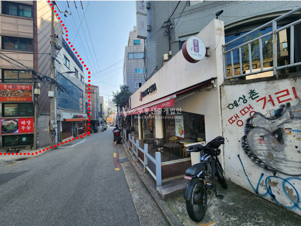 서울 마포구 서교동 홍대땡땡거리 인근 대로변에서 보이는 가시성 우수한 건물 / 외국인 관광 숙박업종 가능! 매매 매물번호 12212 사진 7