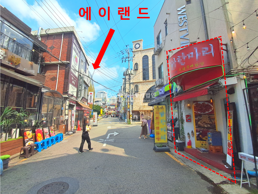 서울 마포구 서교동 1동 에이랜드 인근 먹자 골목에 위치한 1층 상가 추천드립니다~ 월세 매물번호 11163 사진 10