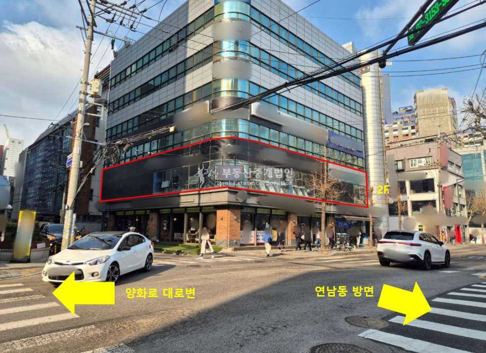 서울 마포구 동교동 홍대입구역 도보 1분거리 초역세권 최고 입지, 유동 최강, 가시성 굿굿 월세 매물번호 12755 사진 1